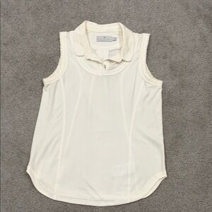 Adidas Women's Cream Sleeveless Top